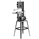 VEVOR Bandsäge mit Ständer, 9,65 Zoll, 506 U/min / 920 U/min, Tischbandsäge mit zwei Geschwindigkeiten, 370 W, 1/2 PS-Motor, 6 Zoll Schnitthöhe, 72,13 Zoll Sägeblattlänge, mit Anschlag und Gehrungsans