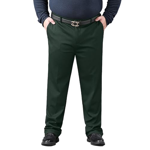 GATMSTZ Big Men’s Pants Suit Mens Dress Pant Big and Tall Size Comfort Fit