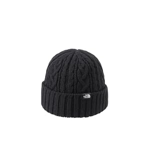 [ザノースフェイス] ケーブルビーニー ユニセックス ニットキャップ 防寒 ブラック Free Size" 