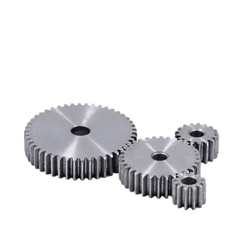 Bevel Gear Pinion Hardware Mechanical 1pc 1M 8T-60T Pinion Spur Gear 1 Mod Cylindrical Flat Gear 8 12 13 14 15 16 17 18 19 20 21 22 23 24 25 26 27-60 Teeth 45# Steel(1M 35T (Bore 6mm))