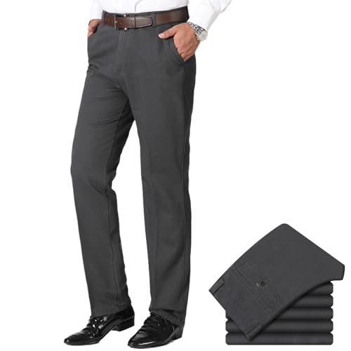 Jeans for Men, Men's Classic Straight Fit Stretch Jeans for Older Middle