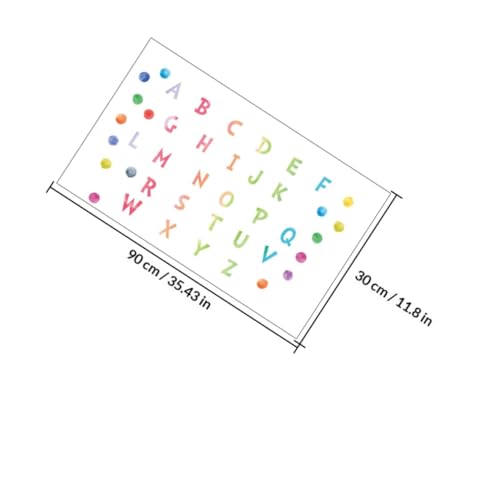 Vinilos Decorativos Alfabeto Acuarela Toyvian 2 Piezas miniatura 2