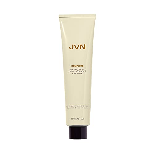 JVN No Heat Complete Air Dry Cream, 5 Fl Oz, Hair Smoothing Cream Enhances Your Natural Texture,...
