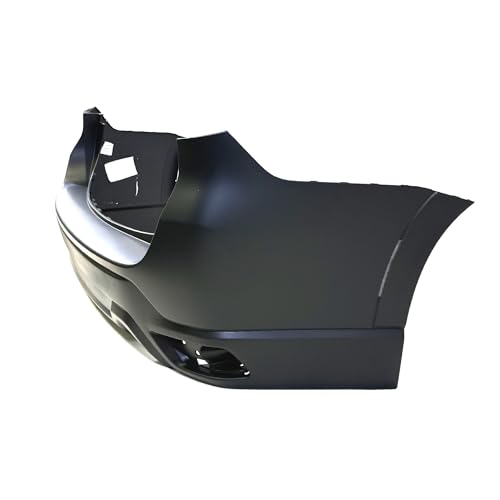 Image of FitParts Compatible with Subaru Forester 2019-2020 Rear Bumper Cover | Primed, Textured, With Textured Area, Without Parking Sensor Holes, Ready to Paint, OEM 57704SJ301, SU1100194