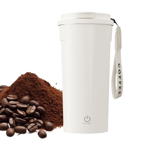 Genérico Taza Autoagitadora | 400ml Recargable Con Pantalla De Temperatura,Taza De Café Con Agitación Automática,Para Leche Proteína En Polvo Harina Huevo Viajar Hogar Oficina Acampada