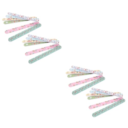 OSOLADY 30個 クリスマスネイルファイル nail polish nail gel 爪研ぎブロック マニ ファイル ネイルボード 研磨ファイル 爪やすりグリット エヴァ