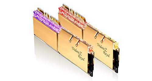 Tipo di sistema: ddr4_sdram G.Skill Trident Z Royal F4-3600C16D-64GTRG - Modulo memoria 64 GB 2 x 32 GB DDR4 3600 MHz