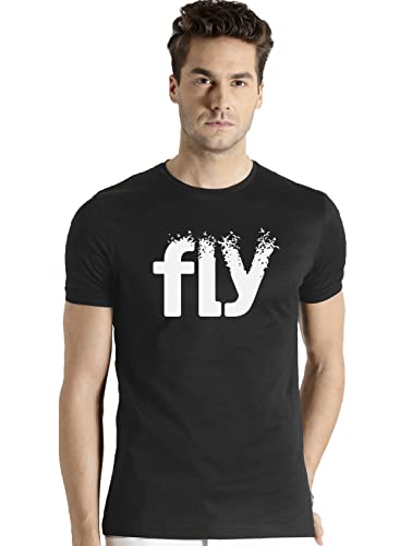 T-Shirt Imprimé Fly Homme ADRO Idéal pour vos Sorties Urbaines et Week-ends Décontractés