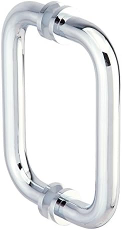 Habitat - 6" Double Shower Pull W/washers - Polished Chrome