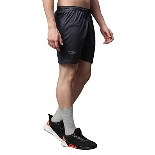 Image of Mack Jonney Dryfit Lycra Solid Shorts for Men-Dryfit D11 01-P