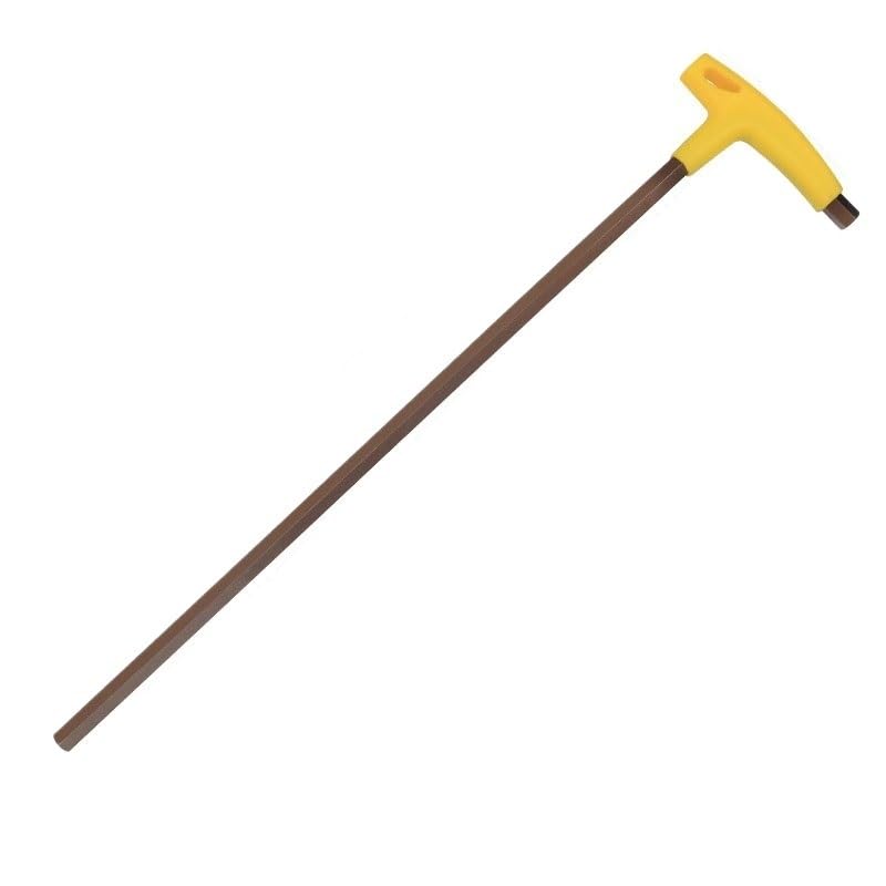 BLacOh Werkzeug 400 mm Länge, 3–10 mm Innensechskantschlüssel, T-Griff-Schraubenschlüssel, Flach-/Kugelkopf-Steckschlüssel, Inbusschlüssel, Handwerkzeug SchraubenschlüSsel Set(10mm Flat Head)