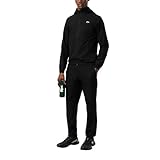 Lacoste Men's Diamond Taffeta Tracksuit, Black, X-Large