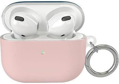 Casely Funda compatible con AirPods 3 | Funda para AirPods con bloques de color rosa y azul marino