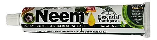 Neem Essential Toothpaste New 5 In 1 100% Fluoride Free #TOP1