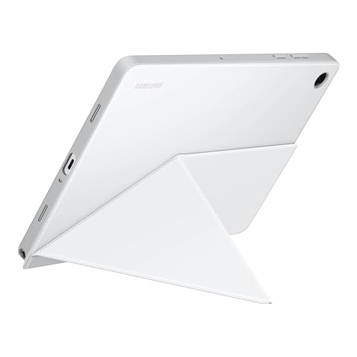Image of Samsung Galaxy Tab A11+ Book Cover Case, Tablet Protector, Foldable Stand with Landscape and Portrait Modes, Protective Against Bumps and Scratches, Auto Screen On /Off, US Version, White