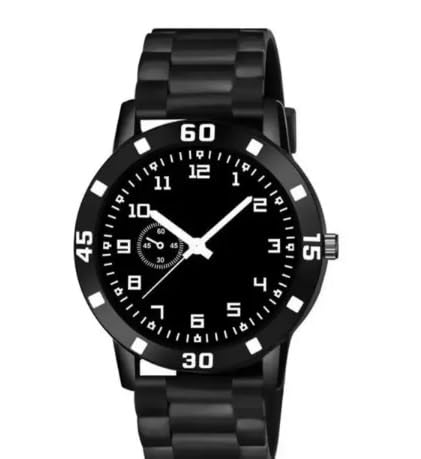Black Dial Rubber Strap Stylish Analog Watch for Men-GINI (B0DBVV35YX) Amazon Price History, Amazon Price Tracker