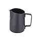 Brocca di Schiuma di Latte Emulsione del Latte Brocca caffè Cappuccino Latte Art Barista Brocca Bricco del Latte Cup for caffè Latte E Schiuma di Latte (Color : Black, Size : 400ml)