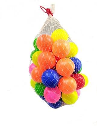 Abee Plastic Kids Soft Pool Balls, Multicolor, 1 inch (Diameter), 48 Softball(Pack of 1), 48 Pieces - Image 2 thumbnail