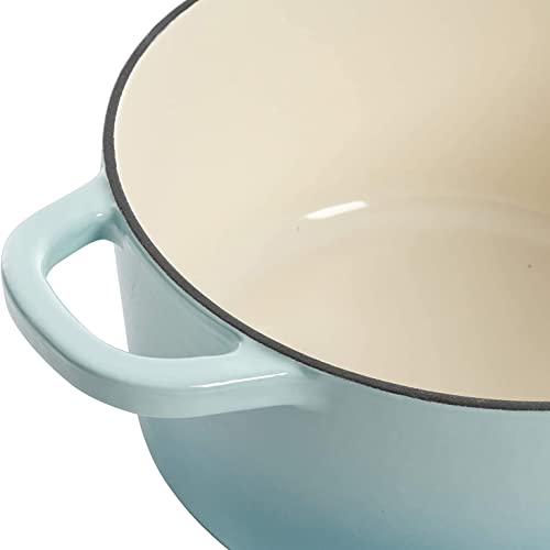 Image of Crock-Pot Artisan Round Enameled Cast Iron Dutch Oven, 7-Quart, Blush Pink