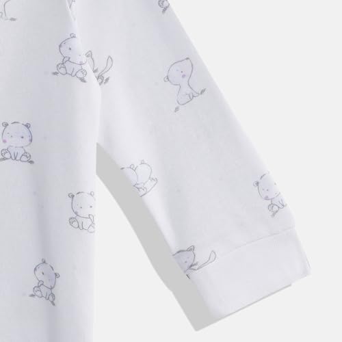 Image of Mothercare Baby Romper Sleepsuit Autumn Print Full Sleeve Pink