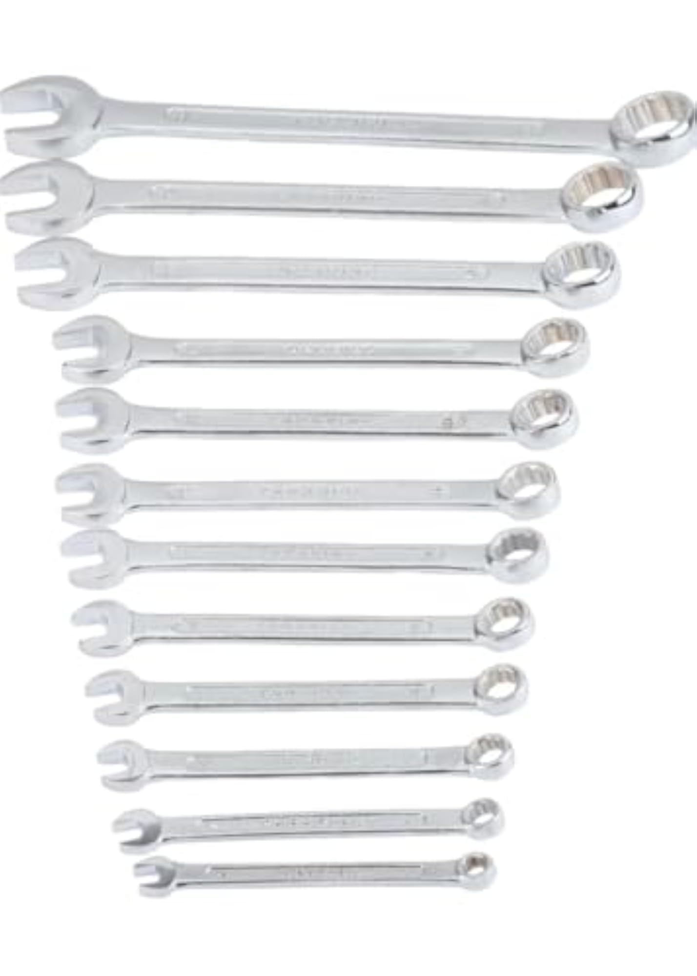12pc Combination Spanner Set Chrome Vanadium
