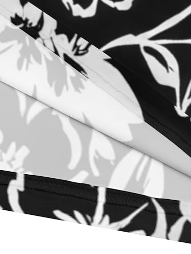 Image of SUZONANA Plus Size Dresses for Women Floral Print Maxi Dress Flowy 3 /4 Sleeve with Belt