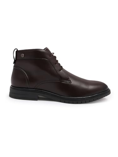 Image of Carlton London Men's Chelsea Boots With Lace-Up Round Toe Casual Boots, Party Use