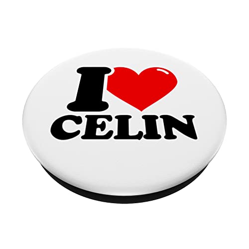 I LOVE Celin PopSockets Swappable PopGrip, Black - Image 2