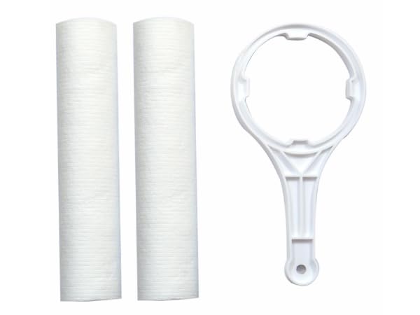 Rk Aqua Fresh India 10 Inch 5 Micron Heavy Spun Pre Filter (PP) Cartridge Premium Compatible for Water Purifier Filter Housing (Pack of 2) White with Spanner (B0DG31XR8X) Amazon Price History, Amazon Price Tracker