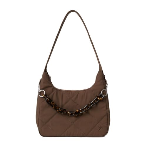 Thread Penny Bag Compact purses for women Small Purse with Pockets Small Handbag Travel Purse (Cappuccino)
