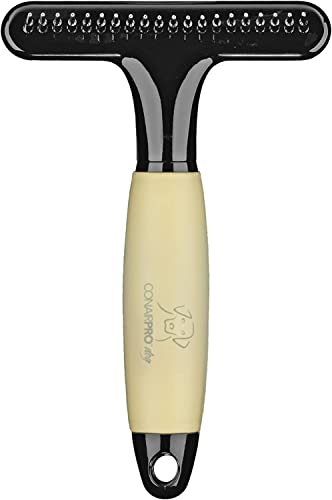 Conairpro Dog  Cat Dog Brush for Shedding Ideal for All Pets and Breeds 34 Rake to Help Reduce Heavy Undercoat Wetdry Brush Yellow  Cucciolini Doodles Conairpro dog  cat dog brush for shedding ideal for all pets and breeds 34 rake to help reduce heavy undercoat wetdry brush yellow   cucciolini doodles