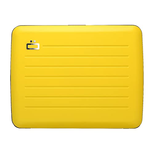 Image of OGON -DESIGNS- Aluminum wallet, Large capacity with metal lock, RFID Protection against fraud and demagnetization, Smart Case OSLO Large model