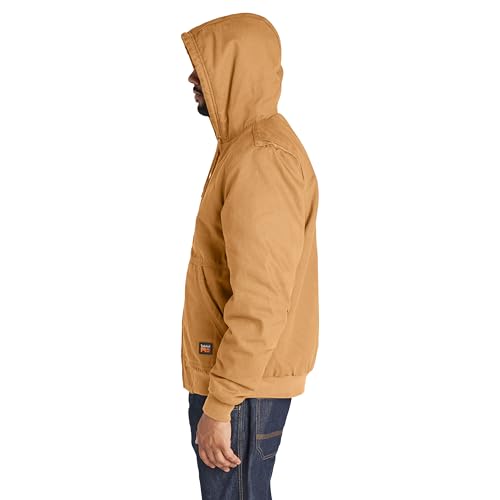 Image of Timberland PRO Gritman Lined Canvas Hooded Jacket
