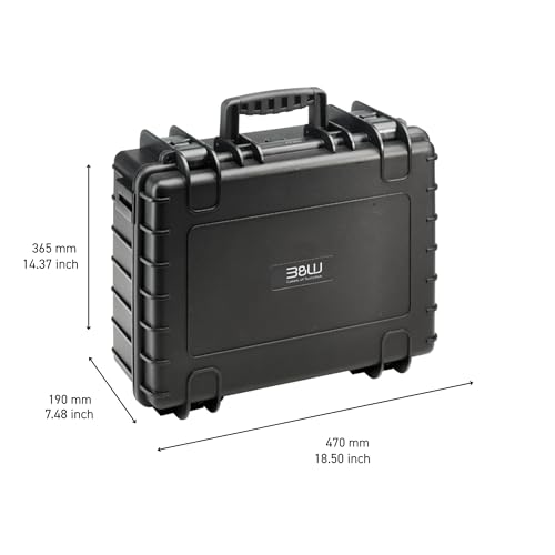 Image of B&W INTERNATIONAL Jet 5000 Outdoor Tool Case with Pocket Tool Boards, Black