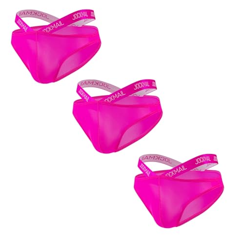 JOCKMAIL Men's Underwear Briefs V-waist Breathable Low Rise Mens Bikini Quick Dry Comfortable Fit Sports Briefs