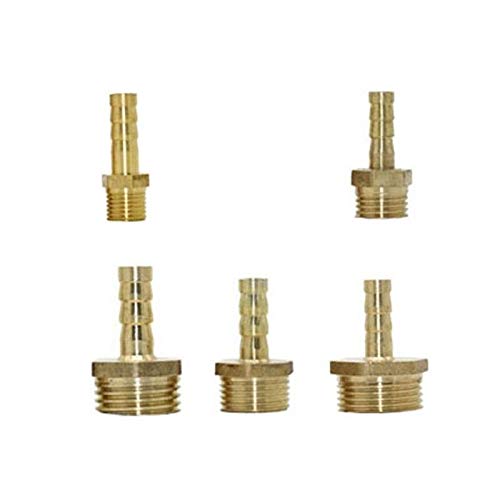 Agricultural irrigation tools Brass Montage van de Pijp 4mm 6mm 8mm 10mm 12mm slangtule Connector 1/8" 1/4" 1/2" 3/8" 3/4" BU Copper Connector Garden 2 stuks Easy to use, fast and easy - Image 3