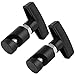 Homaisson 2 Pcs Lift Support Clamps, Car Hood Strut Fixing Clamps, Aluminum Alloy Hood Stay Holders, Shock Prop Strut Retaining Clips, Spark Plug Gap Tools