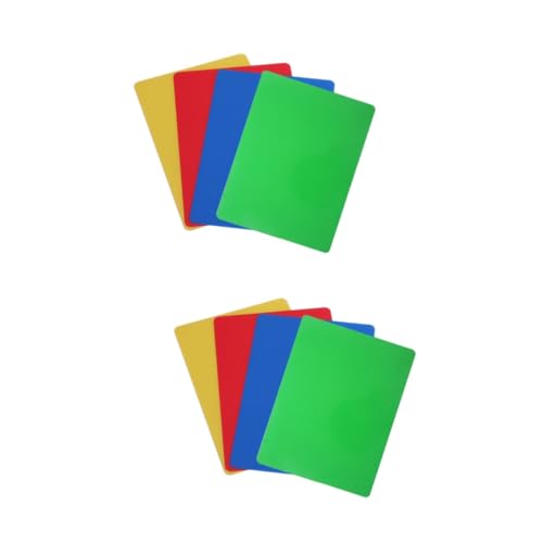 VICASKY 2sets Kid-Friendly Clay Making Base Plastic Painting Mat Handmade Board DIY Kit for Kids 4pcs*2