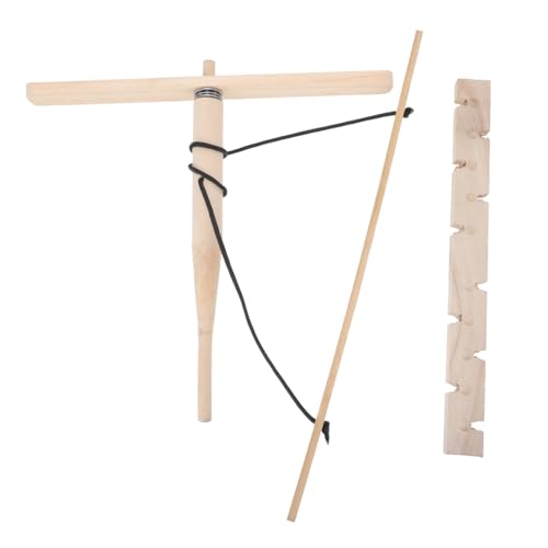 KESYOO Outdoor Drill Fire Natural Friction for Camping and Survival Lightweight Emergency Tool for Primitive Fire Skills for Outdoor Adventures