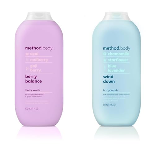 Method Body Wash, Berry Balance and Wind Down, Paraben and Phthalate Free, 18 oz (Pack of 2) - image 1