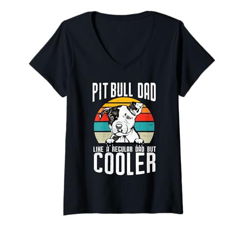 Pit Bull Dad Like A Regular Dad But Cooler Dog Lovers . Are you someone who likes the Pit Bull Dog Breed ? Design for Dog owner or National Pet Month.For someone who loves the cute four legged friends .
