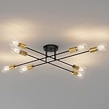 Tipace Sputnik Flush Mount Ceiling Light Fixture 8 Lights Close to Ceiling Light Sputnik Chandelier