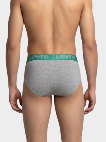 Image of Levi's 066 Brief for Men | Cotton Stretch Fabric | Durable & Breathable Underwear for Men | Anti-Roll Waistband | Extra Supportive Gusset | Functional Fly | Dual Layer 3D Pouch | Tagless | Pack of 1