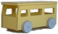 Pastel Toys School Bus