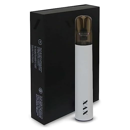XVX MAGNET POD – WHITE – Rechargeable E Cigarette Vape Pen Starter Kit Set – Magnet Pod Mesh 0.8 Ohm Coil – Compatible with All E Liquids – Refillable 2ML PODS – e cig Starter Kit Set
