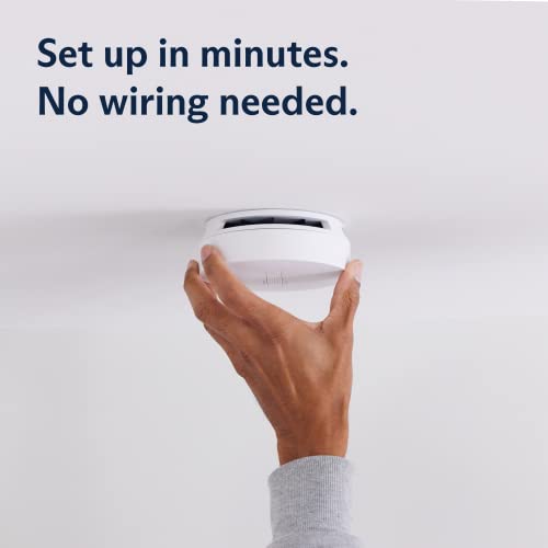 Image of SimpliSafe Smoke & Carbon Monoxide Detector, Battery Powered, 1 Count
