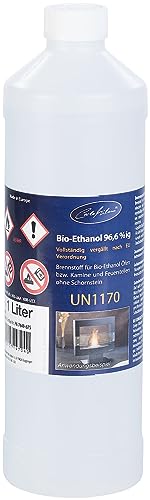 Carlo Milano Bioalkohol: Bio-Ethanol/Bio-Alkohol für Deko-Kamine, 1 Liter (Ethanol-Flasche, Biokamin, Tischkamin) Carlo Milano Bioalkohol: Bio-Ethanol/Bio-Alkohol für Deko-Kamine, 1 Liter (Ethanol-Flasche, Biokamin, Tischkamin)