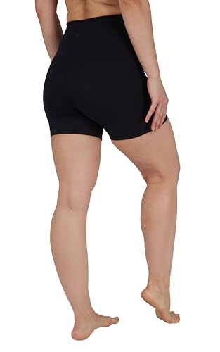 Yogalicious Womens 5”, 7” High Waisted Biker Shorts Squat Proof Workout Yoga Short 2 Pack3