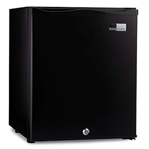 Barcool Bar30 LED – Mini Fridge Black | 30L Silent Mini Bar | Super Quiet for Bedrooms, Hotels & Guesthouses | LED Light…