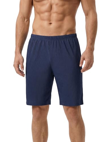 Image of Venzina Sports Shorts for Man Shorts Pant for Men Cooling Breathable Textured Fabric with Elastic Waistband for Gym Running Workout Training